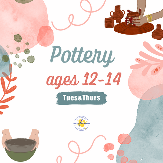 Pottery Class for ages 12-14