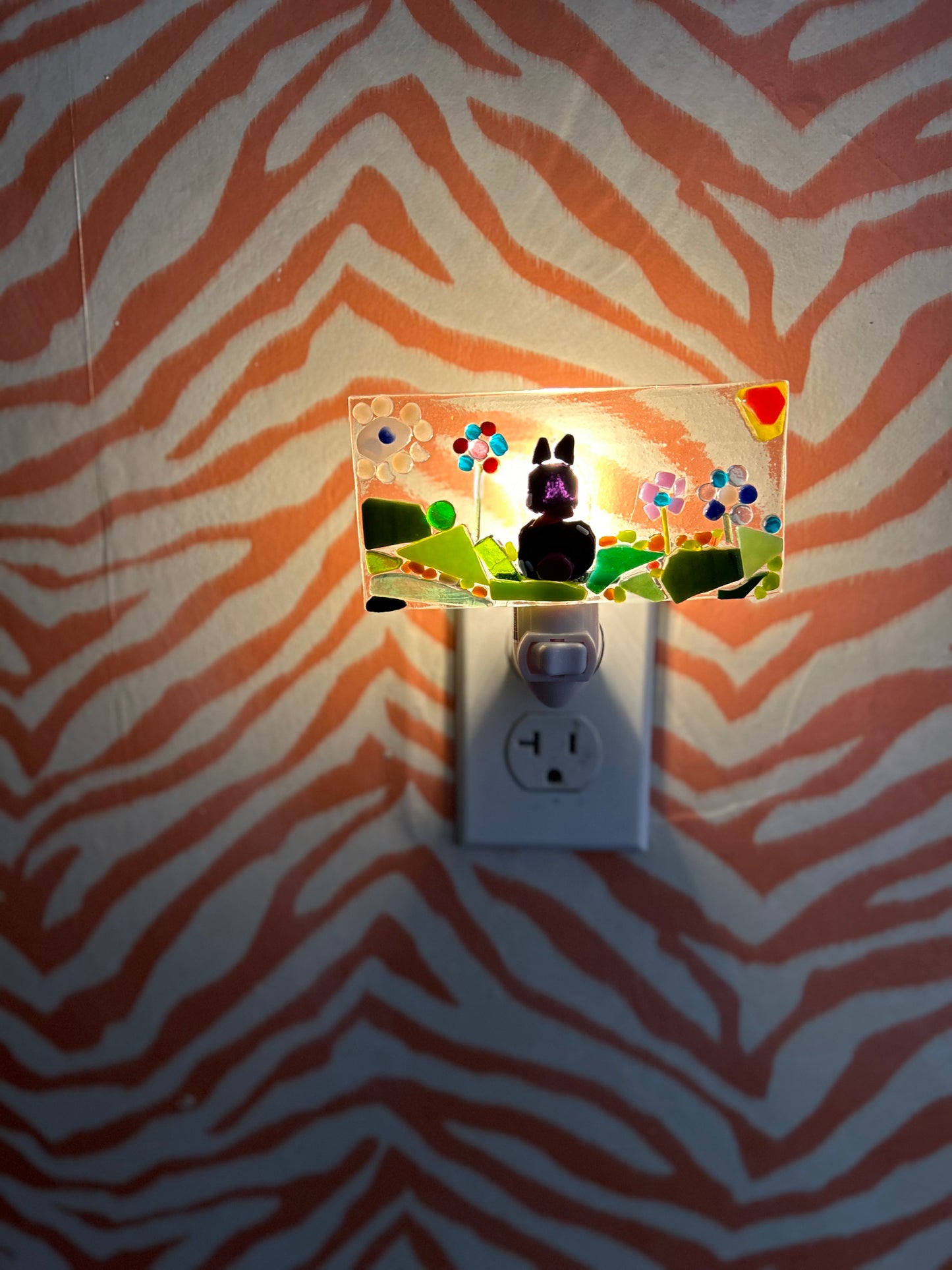 Open studio Fused Glass Night lights 04/19 12pm Family Friendly