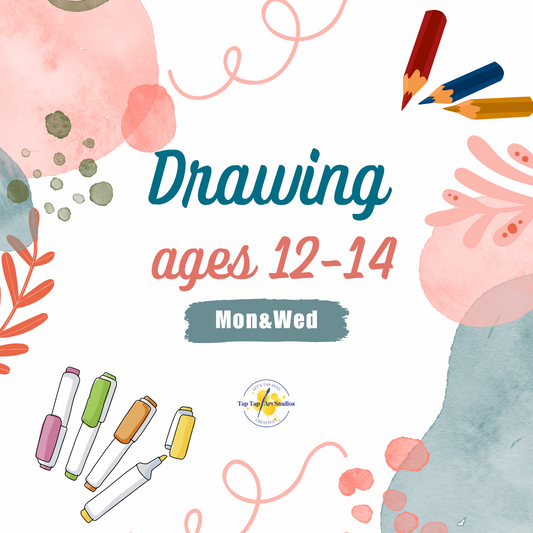 ages 12-14 Drawing Classes