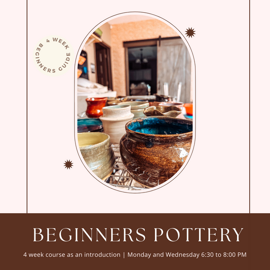Highschool and Adult Beginners Pottery Class